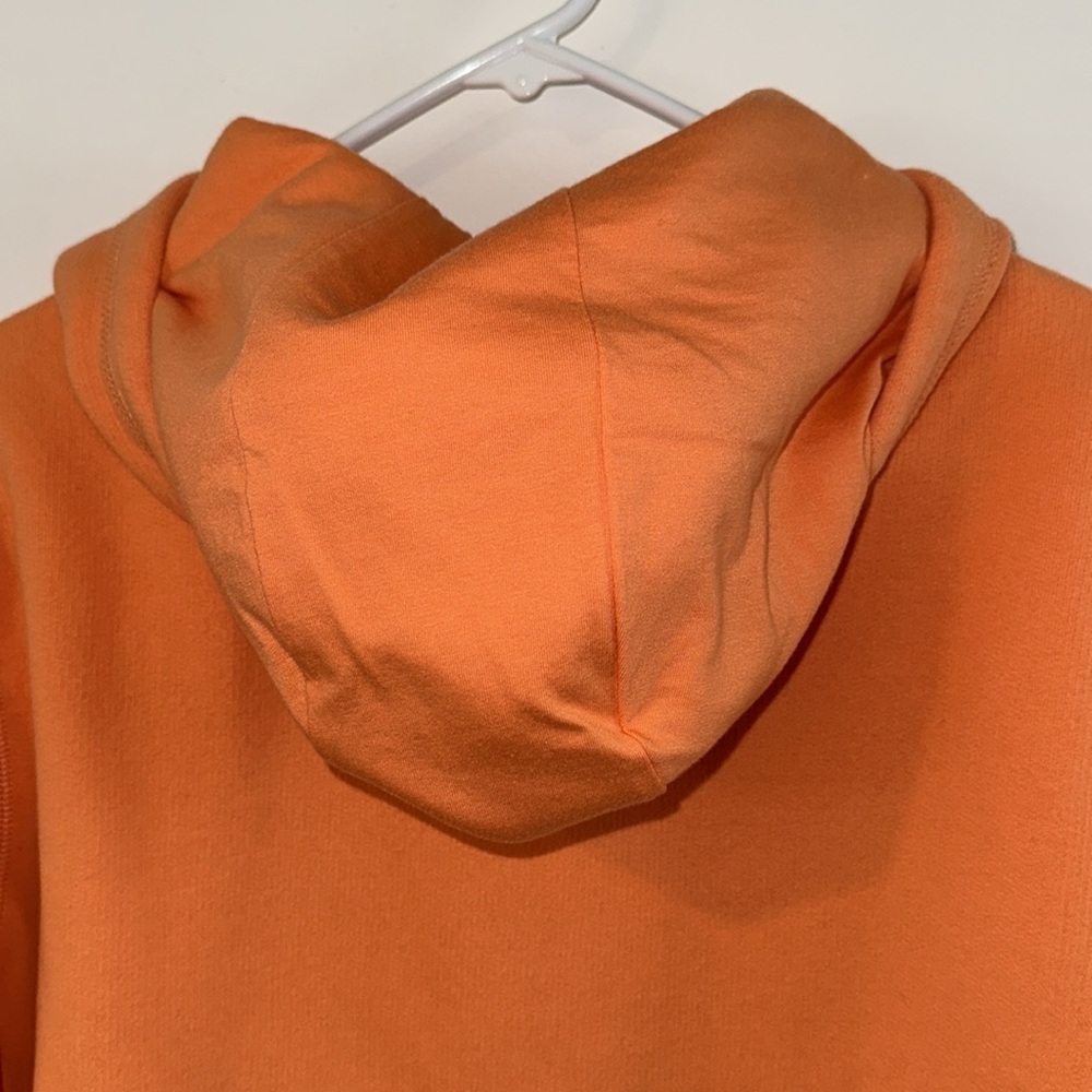 VANS Comfycush Soft Sueded Fleece Pullover Hoodie Sweatshirt Orange Size M - Picture 11 of 11